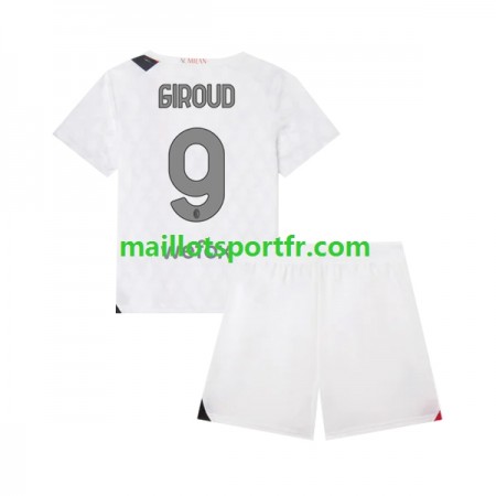Maillot de Foot AC Milan Olivier Giroud 9 Enfant Exterieur 2023/24
